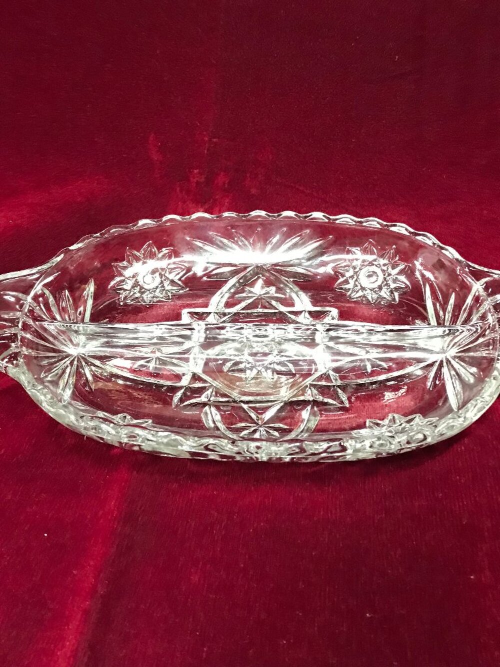 Anchor Hocking Vintage American Prescut Relish Tray